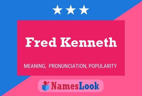 ملصق اسم Fred Kenneth