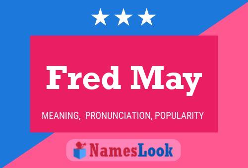 ملصق اسم Fred May