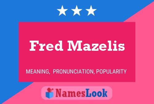 ملصق اسم Fred Mazelis