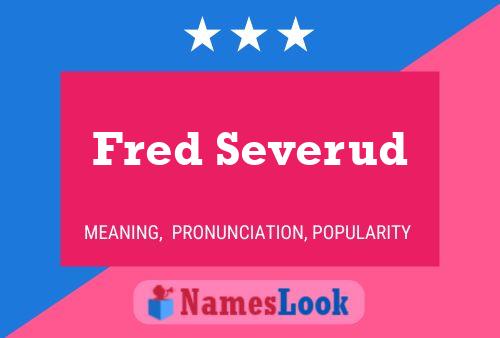 ملصق اسم Fred Severud