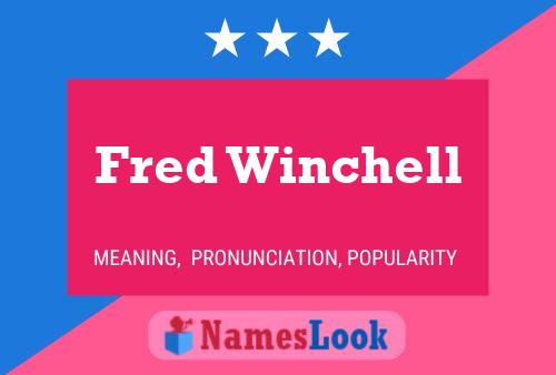 ملصق اسم Fred Winchell