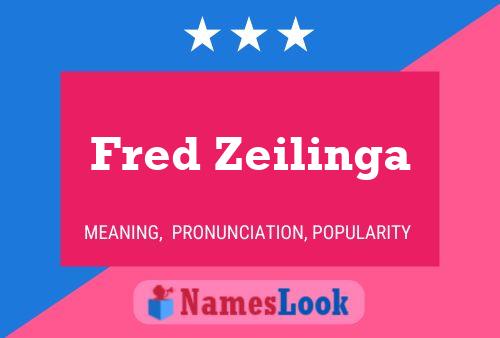 ملصق اسم Fred Zeilinga