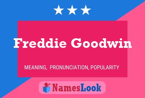 ملصق اسم Freddie Goodwin