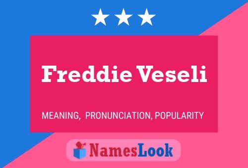 ملصق اسم Freddie Veseli