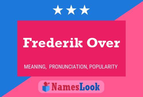 ملصق اسم Frederik Over