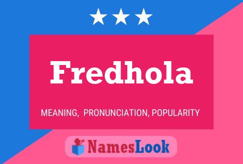 ملصق اسم Fredhola