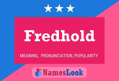 ملصق اسم Fredhold