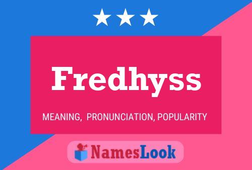 ملصق اسم Fredhyss