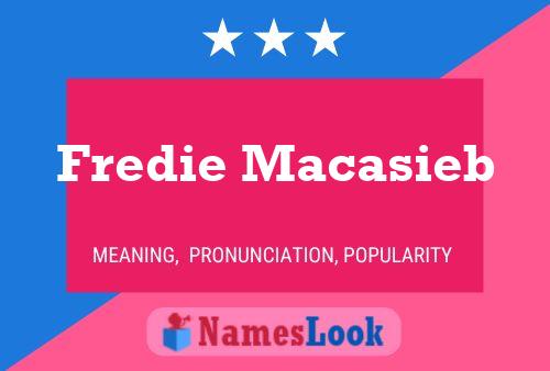 ملصق اسم Fredie Macasieb