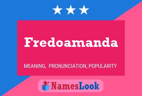 ملصق اسم Fredoamanda