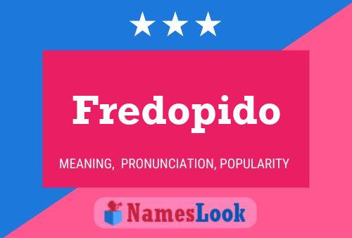 ملصق اسم Fredopido