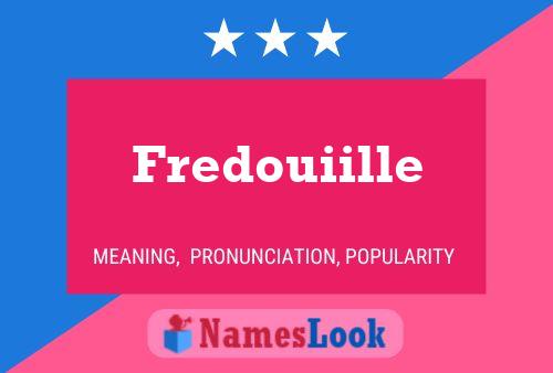 ملصق اسم Fredouiille