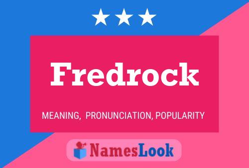 ملصق اسم Fredrock