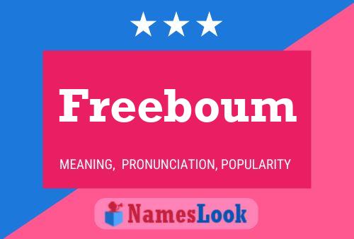 ملصق اسم Freeboum