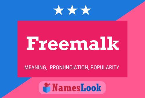 ملصق اسم Freemalk