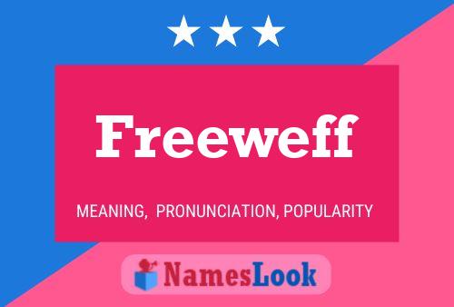 ملصق اسم Freeweff