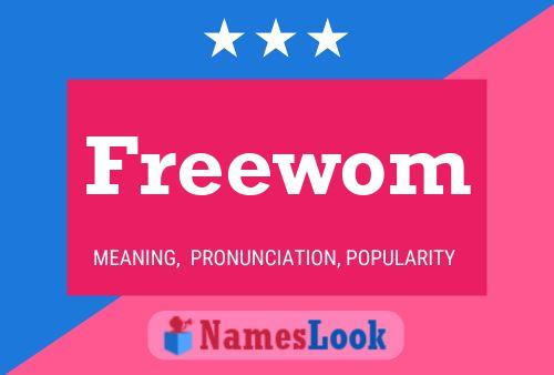 ملصق اسم Freewom