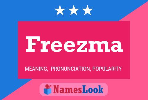 ملصق اسم Freezma