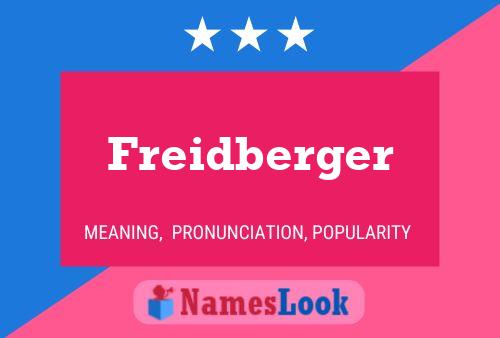 ملصق اسم Freidberger