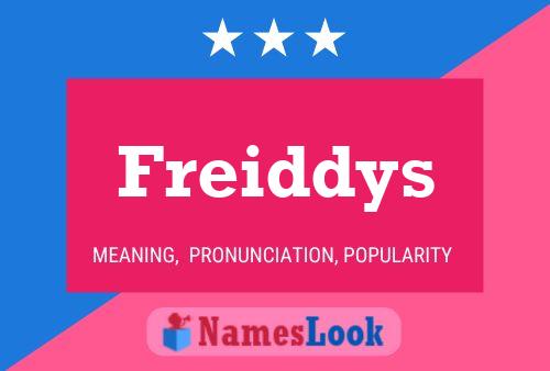 ملصق اسم Freiddys