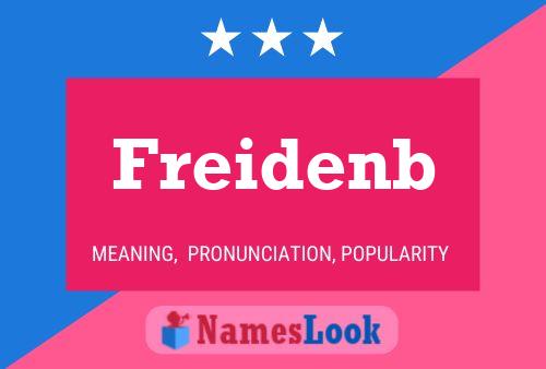 ملصق اسم Freidenb