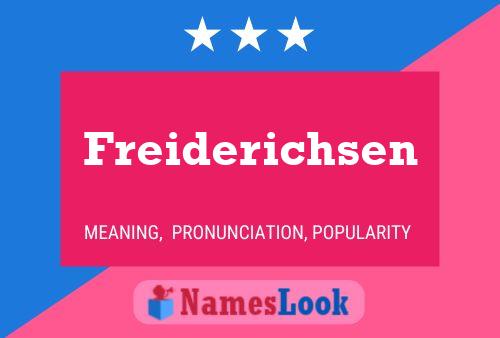 ملصق اسم Freiderichsen