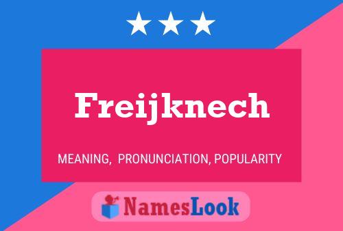 ملصق اسم Freijknech