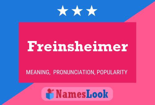 ملصق اسم Freinsheimer