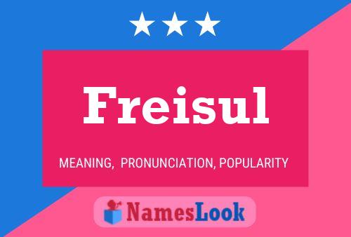 ملصق اسم Freisul