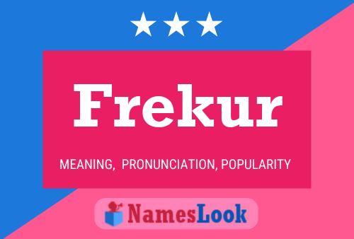 ملصق اسم Frekur