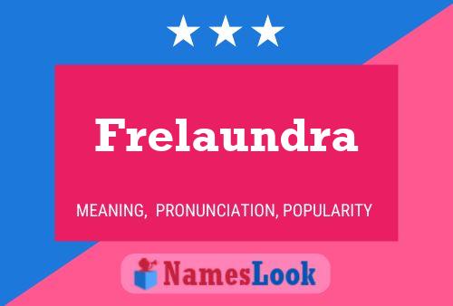 ملصق اسم Frelaundra