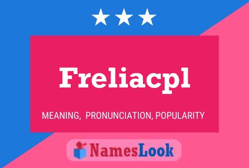 ملصق اسم Freliacpl