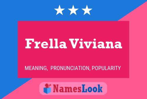 ملصق اسم Frella Viviana