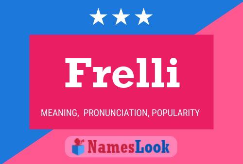 ملصق اسم Frelli