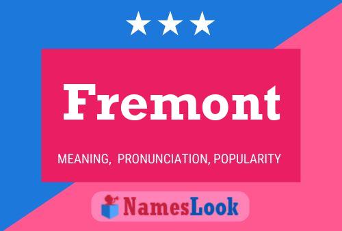 ملصق اسم Fremont