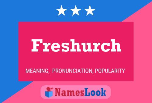 ملصق اسم Freshurch