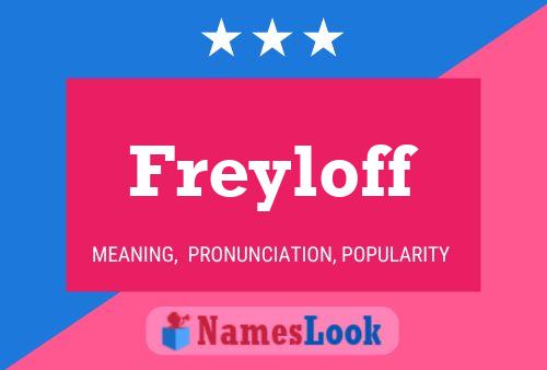 ملصق اسم Freyloff