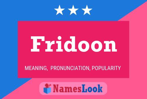 ملصق اسم Fridoon