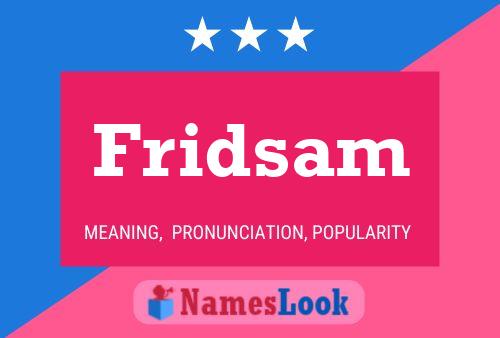 ملصق اسم Fridsam