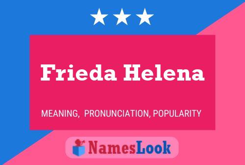 ملصق اسم Frieda Helena