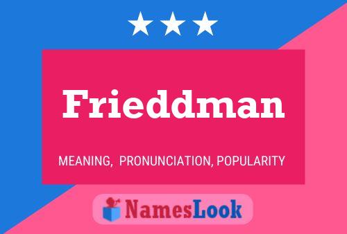 ملصق اسم Frieddman