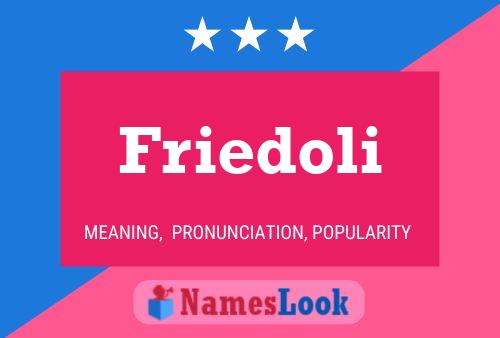 ملصق اسم Friedoli