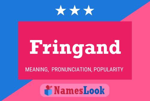 ملصق اسم Fringand