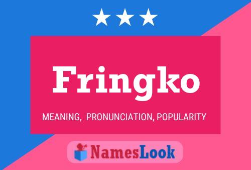 ملصق اسم Fringko