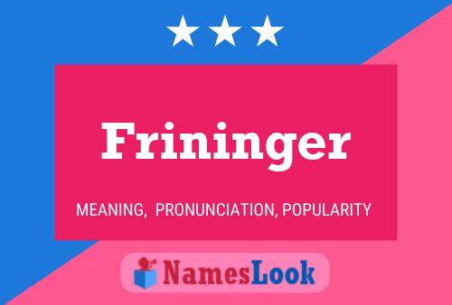 ملصق اسم Frininger