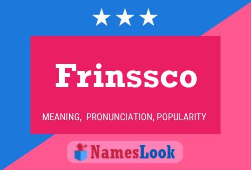 ملصق اسم Frinssco