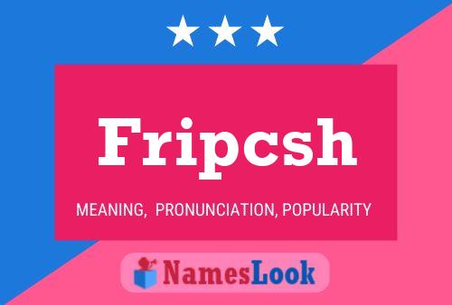 ملصق اسم Fripcsh