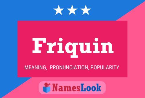 ملصق اسم Friquin