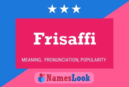 ملصق اسم Frisaffi