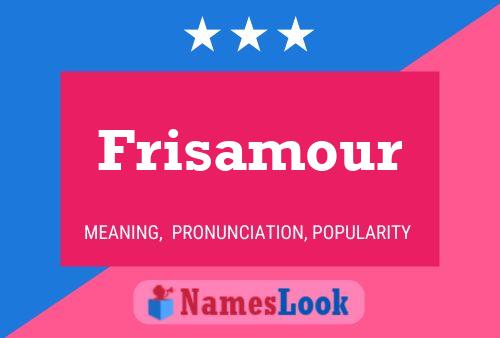 ملصق اسم Frisamour